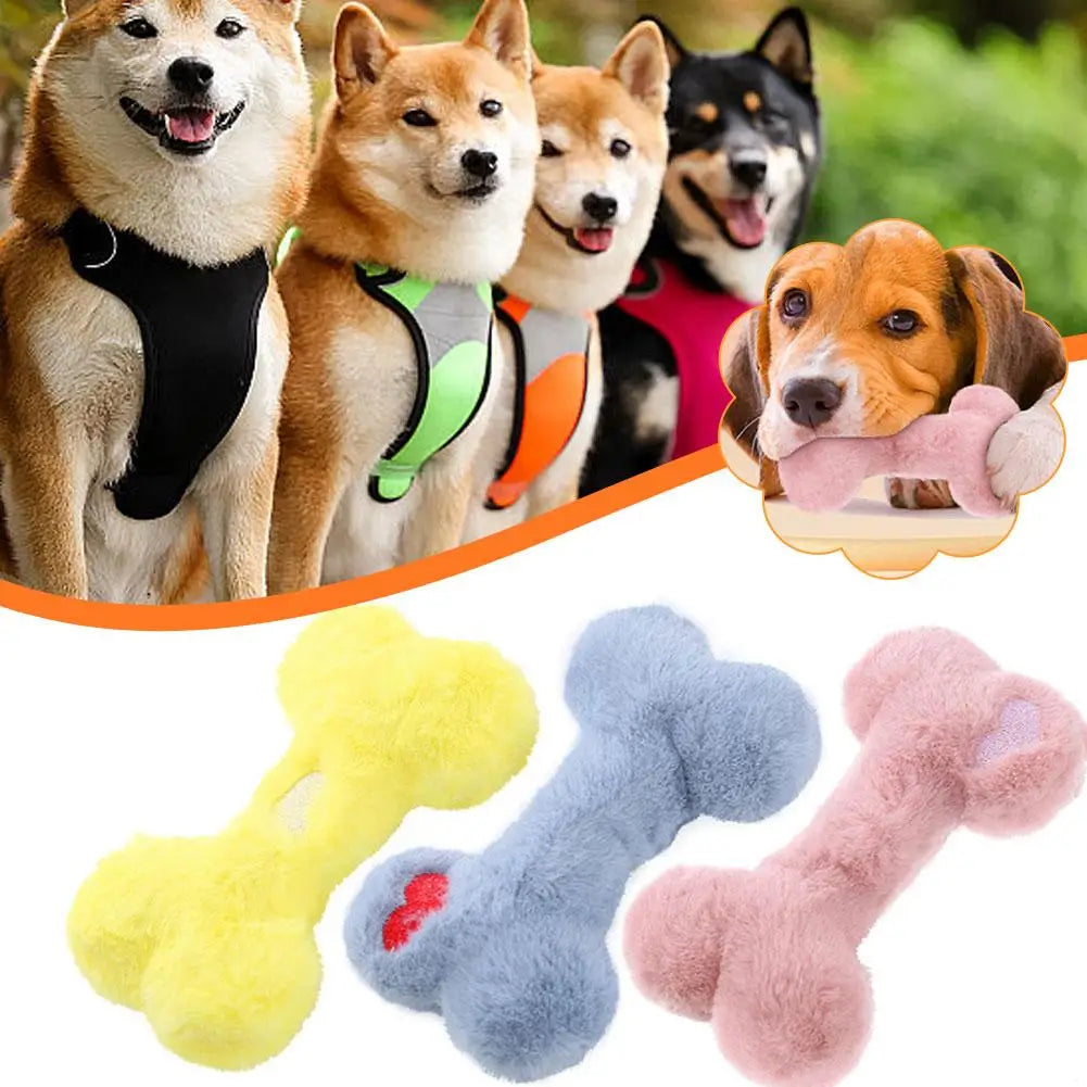 Dog Toys Plush Bones Make Noise Dogs Bite And Walk Love Dogs Dogs 3 To Color And Toys Pet Training Bite Y7y8