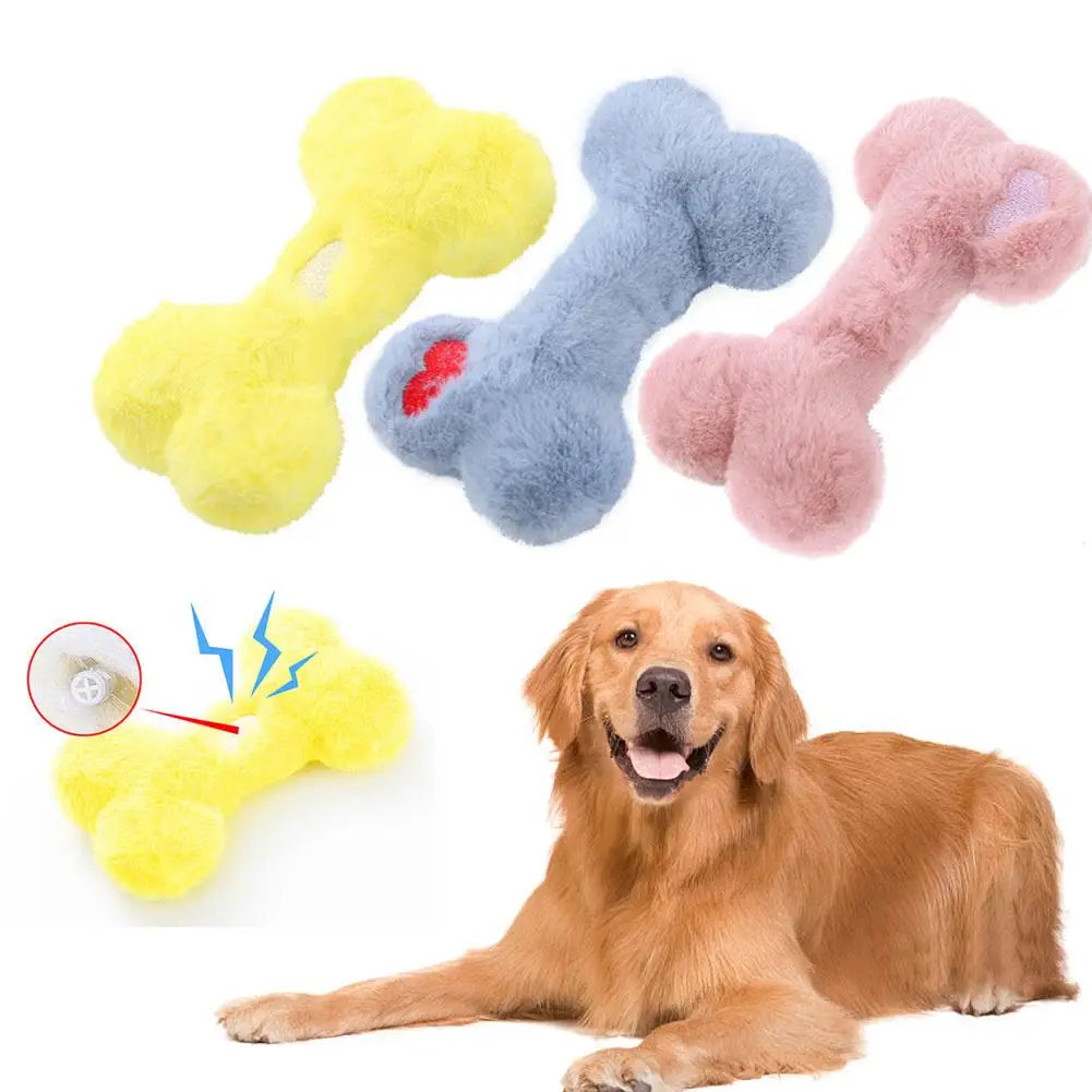 Dog Toys Plush Bones Make Noise Dogs Bite And Walk Love Dogs Dogs 3 To Color And Toys Pet Training Bite Y7y8